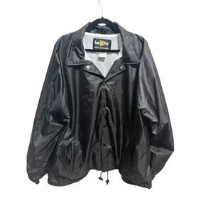 Law Pro Lined Windbreaker Jacket - Button Up - Snap Closure – Men's 2XL